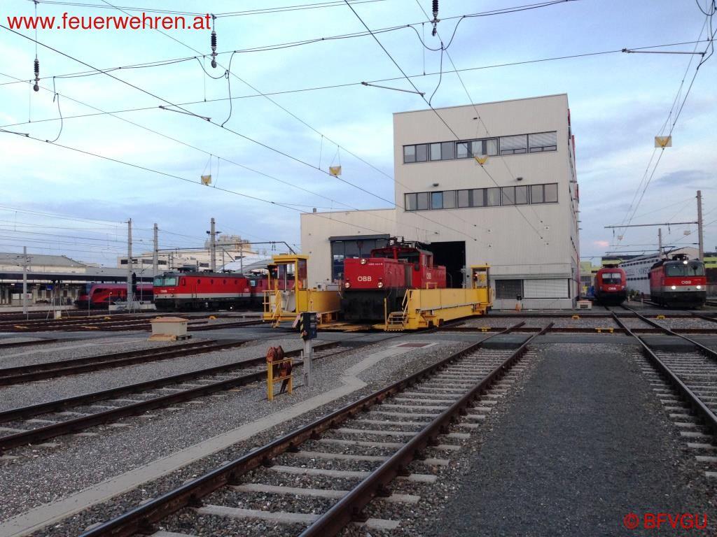 BFVGU: Feuerwehren des Abschnittes 6 besuchten die ÖBB am Grazer HBF