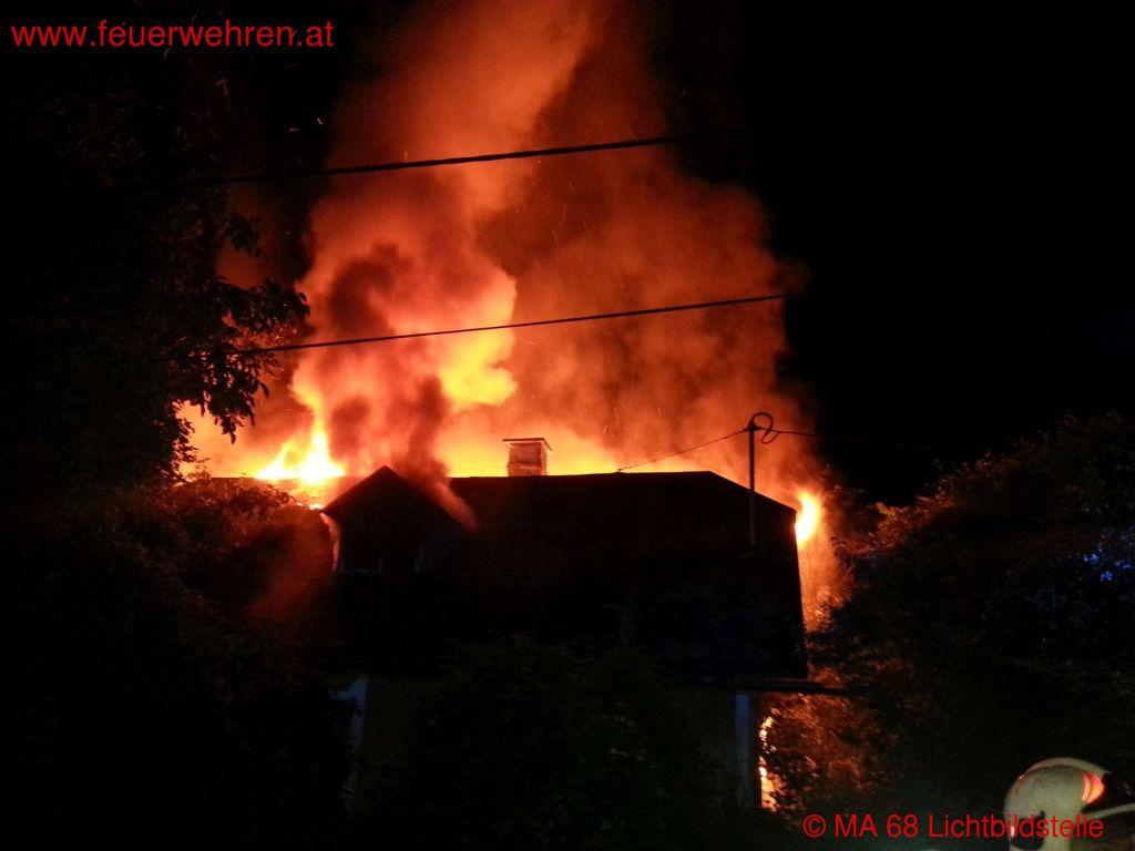 BF Wien: Vollbrand Rügenau