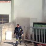 FF Ardning: Brand im Altstoffsammelzentrum Ardning