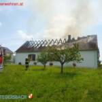 FF Stegersbach: Gebäudebrand in Hackerberg