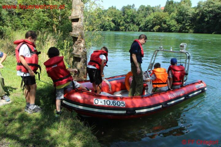 FF Ohlsdorf: Ferienaktion bei der FF Ohlsdorf „Wasser marsch“