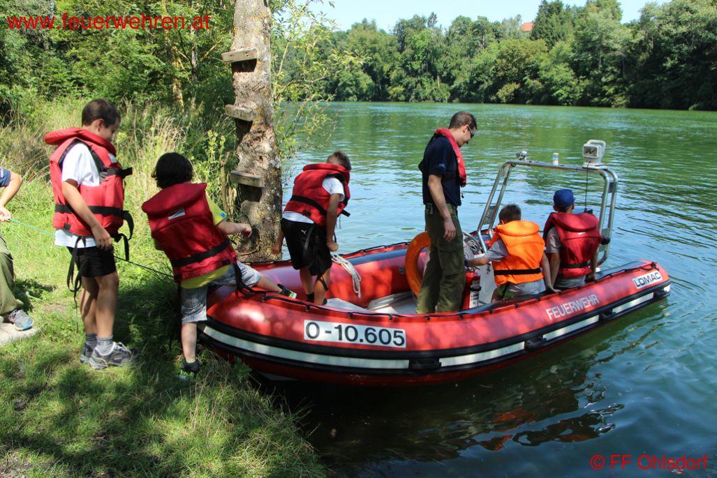 FF Ohlsdorf: Ferienaktion bei der FF Ohlsdorf „Wasser marsch“