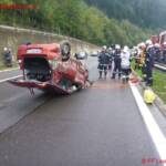 FF Leoben-Stadt: VU S6 Fahrtrichtung Bruck Höhe Auwald
