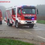 FF Weistrach: Bundesstraßenreinigung nach Maisernte 2 FF Weistrach