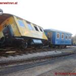 FF Stainz: Zugwagon entgleist