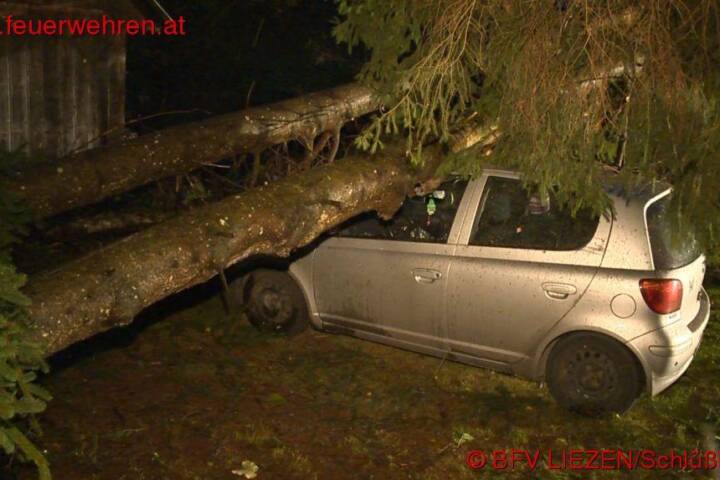 BFV Liezen: Einsatzübersicht Unwettereinsätze im Bezirk LIEZEN / Update!