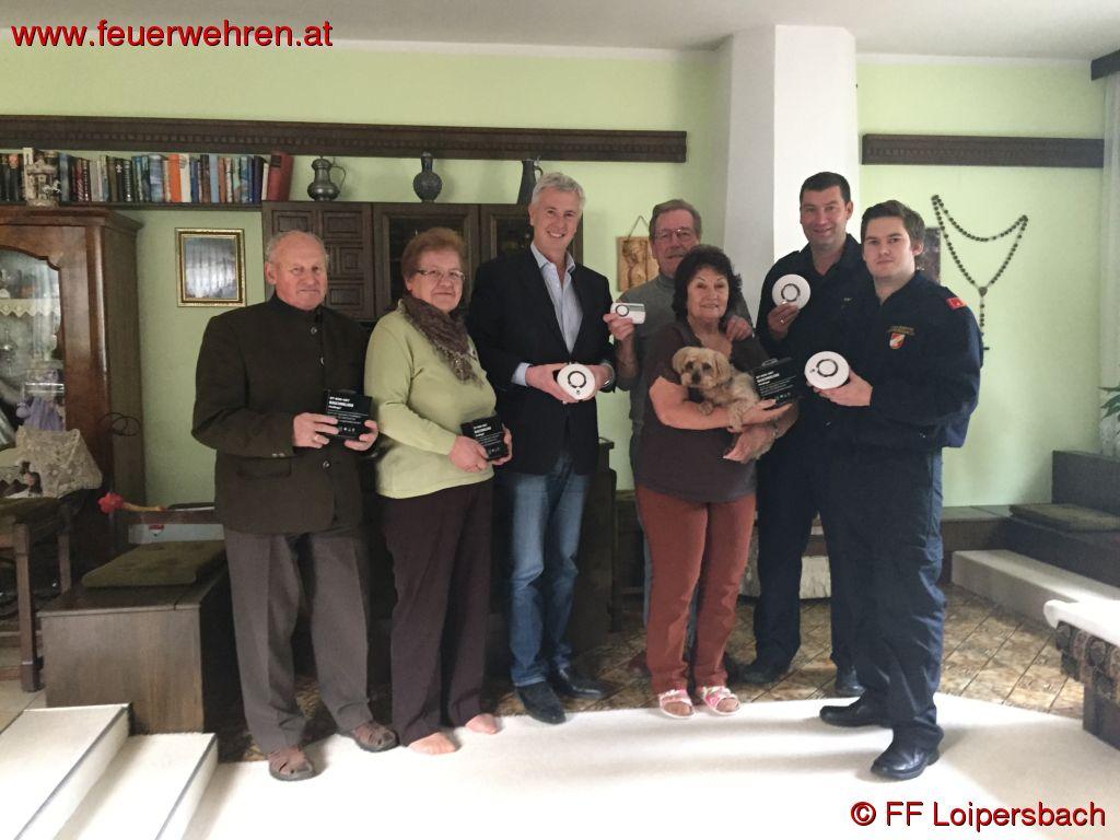 FF Loipersbach: Rauchmelderaktion