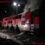 BF Wien: Brennende Diesellok