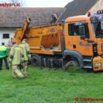 Stadtfeuerwehr Güssing: LKW-Bergung zwischen Sulz und Gamischdorf