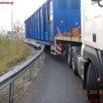 BF Wien: Sondertransport steckt auf Abfahrt fest