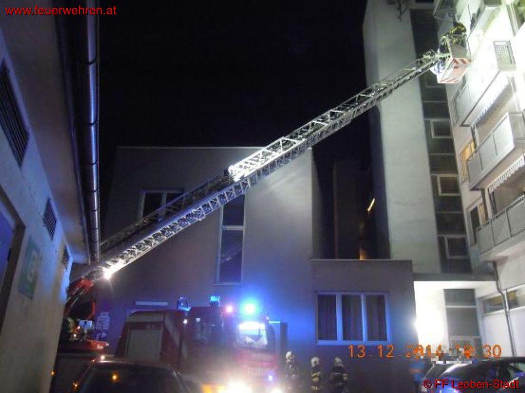 FF Leoben-Stadt: Einsätze in Leoben 12.12.-13.12.2014