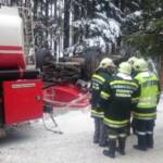 FF Echsenbach: Tankwagenunfall Bezirk Zwettl