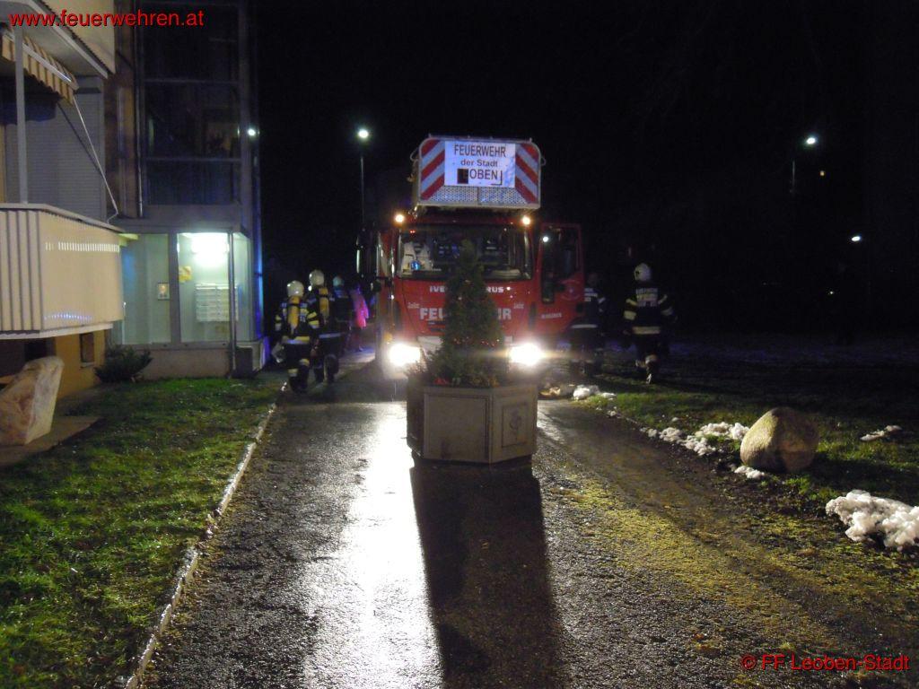 FF Leoben-Stadt: Küchenbrand Kärntnerstraße