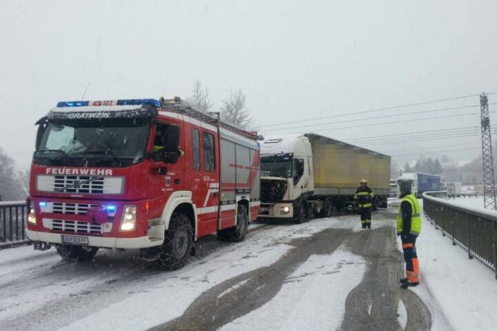 BFVGU A6: Schneefall machte Feuerwehreinsätze erforderlich