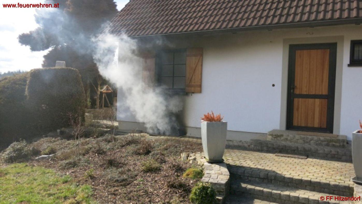 FF Hitzendorf: Kellerbrand in Mantscha