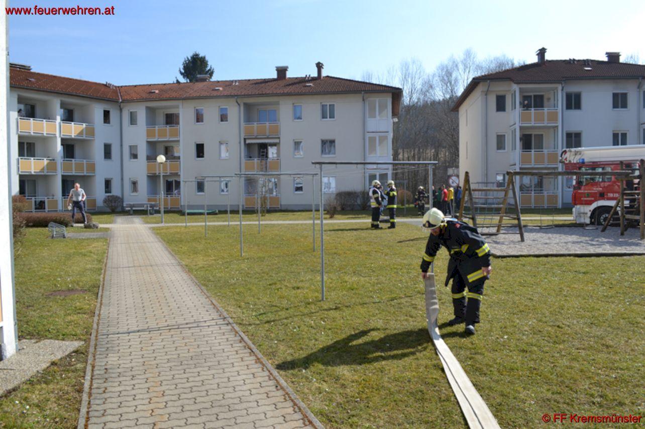 FF Kremsmünster: Passanten retteten Kinder aus brennender Wohnung