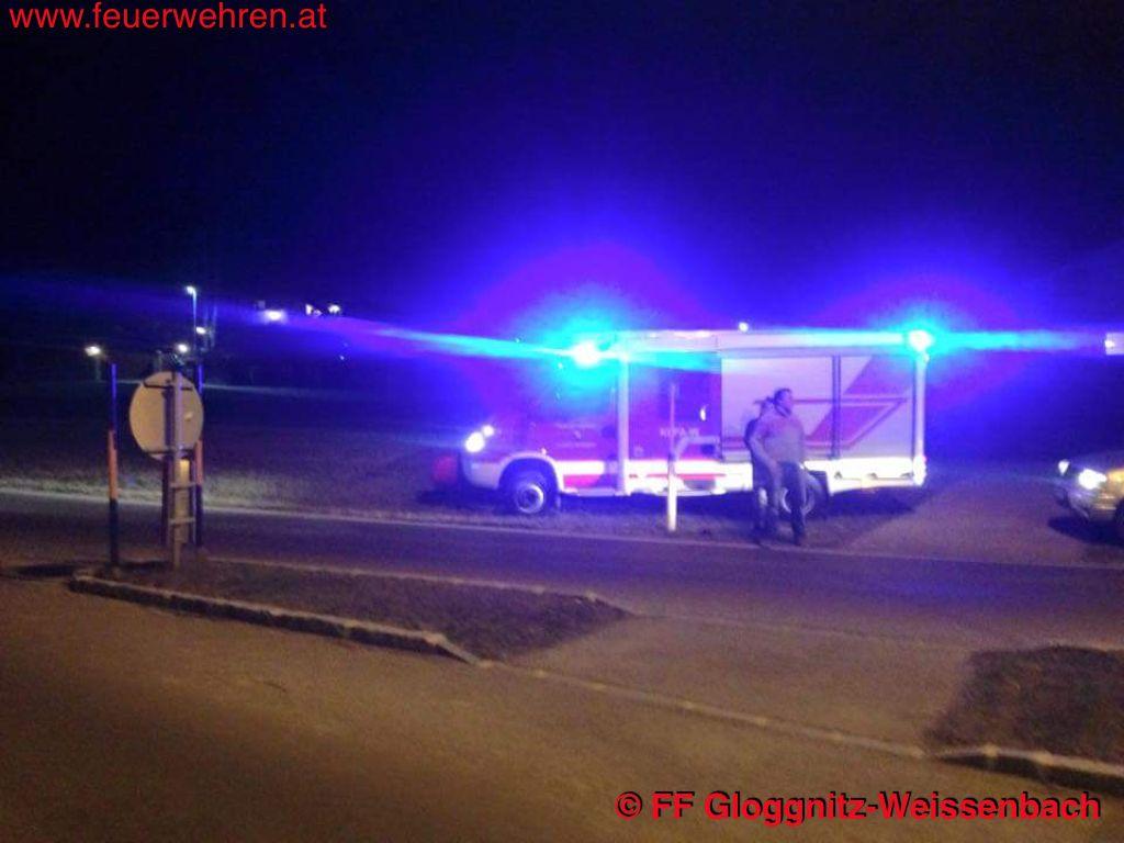 FF Gloggnitz-Weissenbach: Ölspur in Gloggnitz