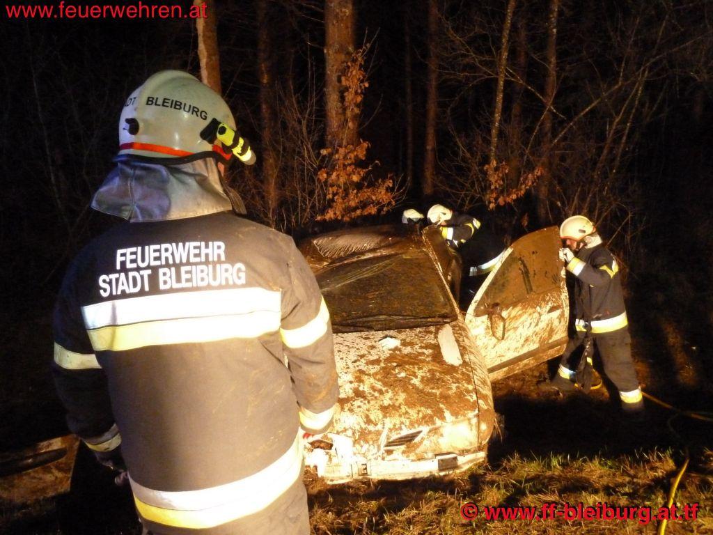 FF Bleiburg: Tödlicher Verkehrsunfall in der Gemeinde Bleiburg