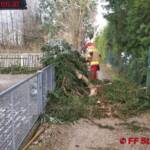 FF St. Georgen i.A.: Sturmtief Niklas bringt zahlreiche Einsätze