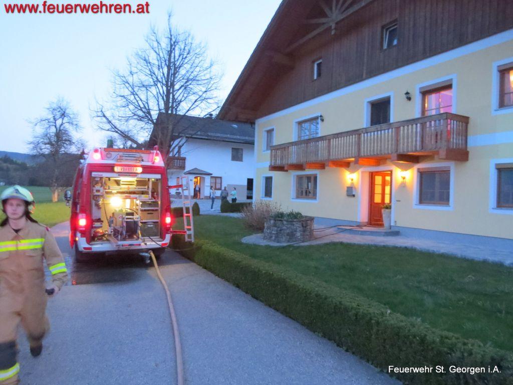 FF St. Georgen i.A.: Aus Übung wurde Einsatz