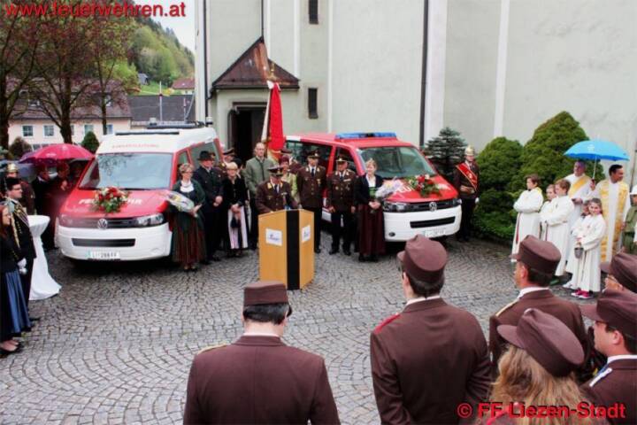 FF Liezen-Stadt: Florianitag 2015 und Fahrzeugsegnung