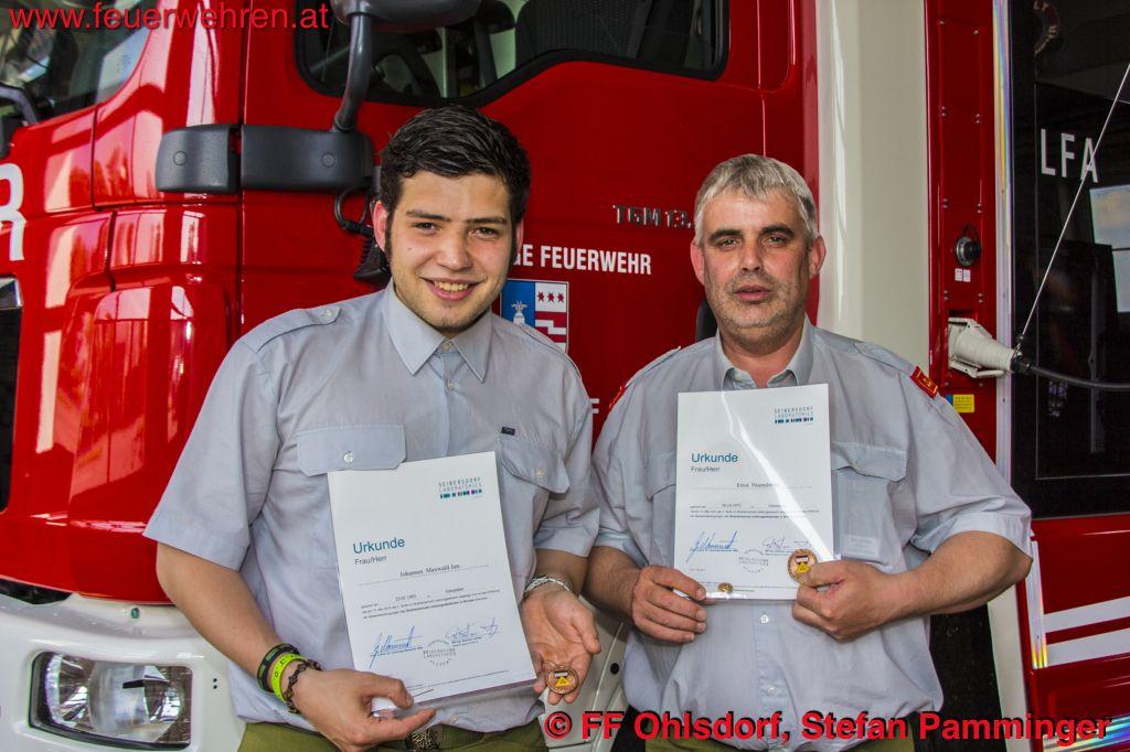 FF Ohlsdorf: Strahlenmessleistungsprüfung in Bronze erfolgreich bestanden