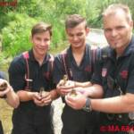 BF Wien: Entenkinder aus Kanal gerettet