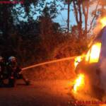 BF Wien: PKW im Vollbrand