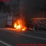 BFV Liezen: Brand Viehtransporter A9