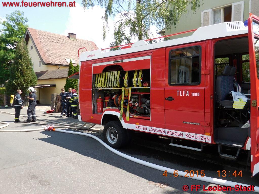 FF Leoben-Stadt: Wohnungsbrand Jahnstraße