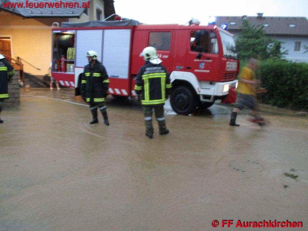 FF Ohlsdorf: Schweres Hagelunwetter mit Starkregen