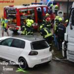 FF Trumau: Menschenrettung mit einer eingeklemmten Person