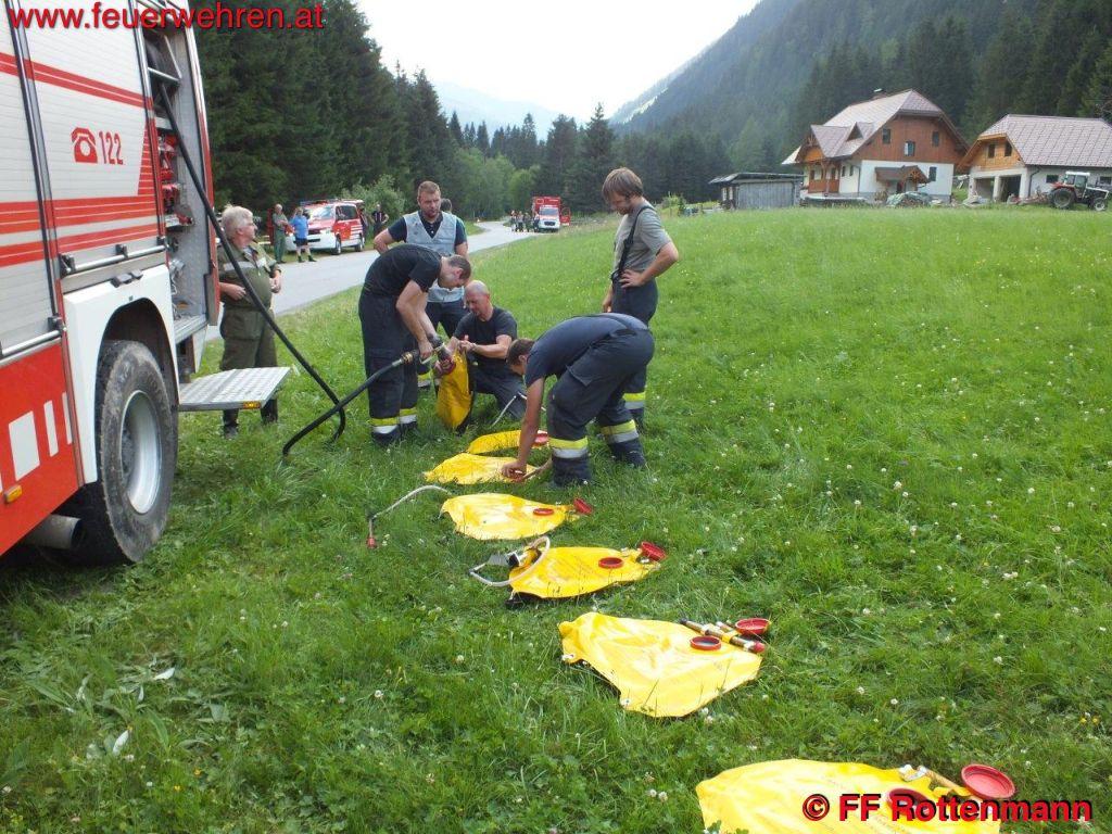 FF Rottenmann: Waldbrand Oppenberg