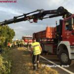 FF Ebenfurth: Fahrzeugbergung nach VU