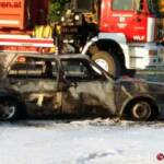 FF Ebenfurth: Fahrzeugbrand wird beübt