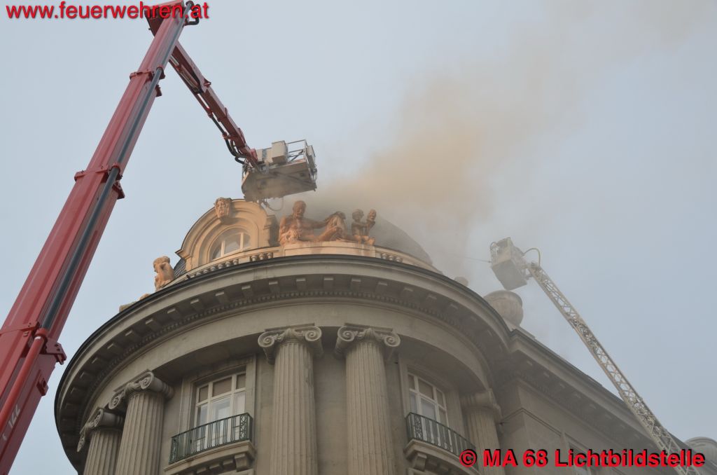 BF Wien: Brand im Palais Fanto