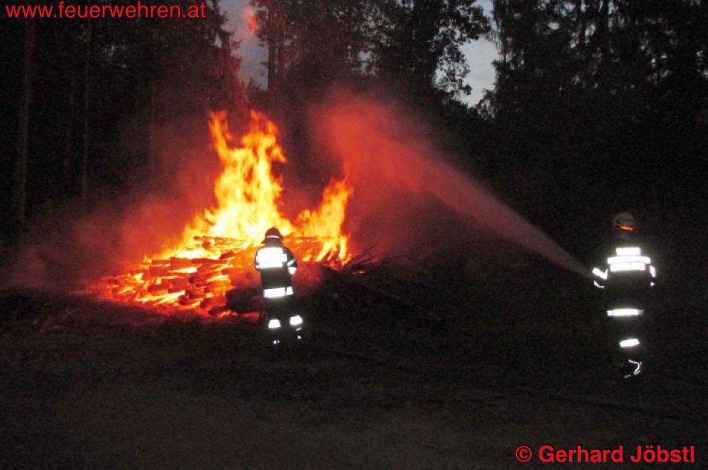 BFVDL: Weggeworfene Zigarette setzt Wald in Brand