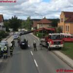 FF Schwarzenau: Verletzter nach Fahrzeugüberschlag