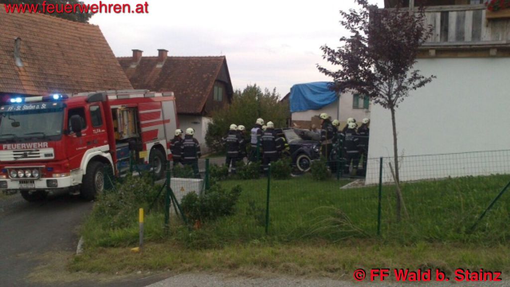 BFVDL: Fahrzeugbrand in Hochgrail