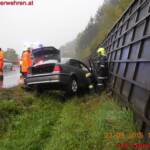 FF Leoben-Stadt: VU S6 Fahrtrichtung Bruck nach Massenbergtunnel