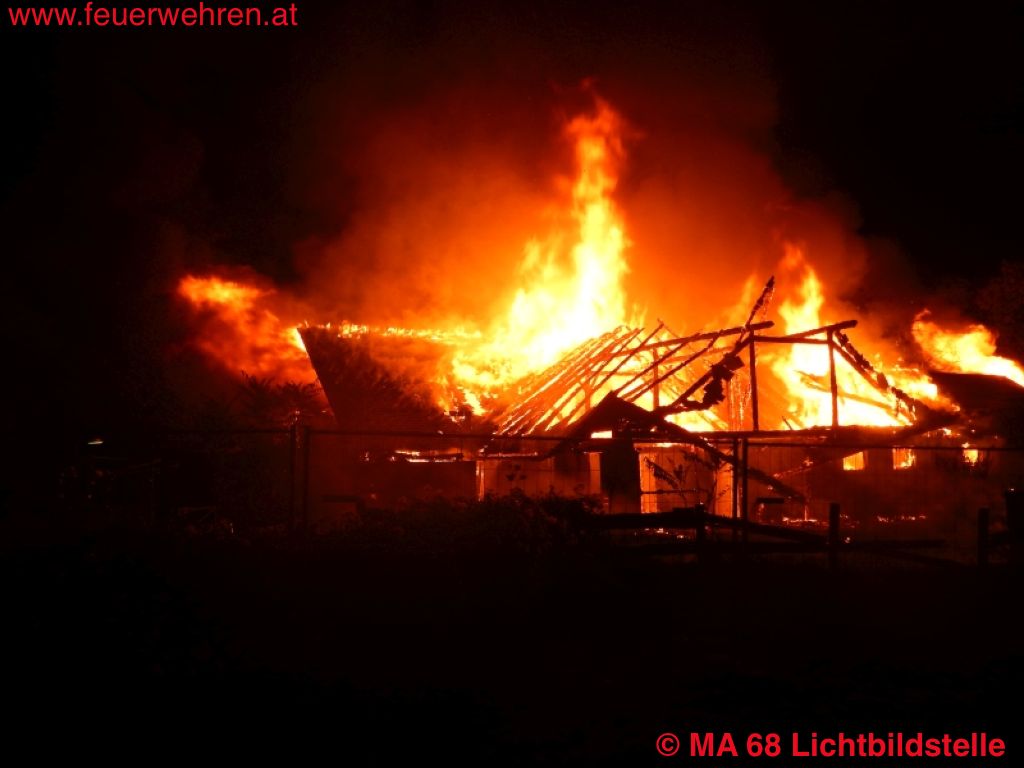 BF Wien: Brand der Mostschenke