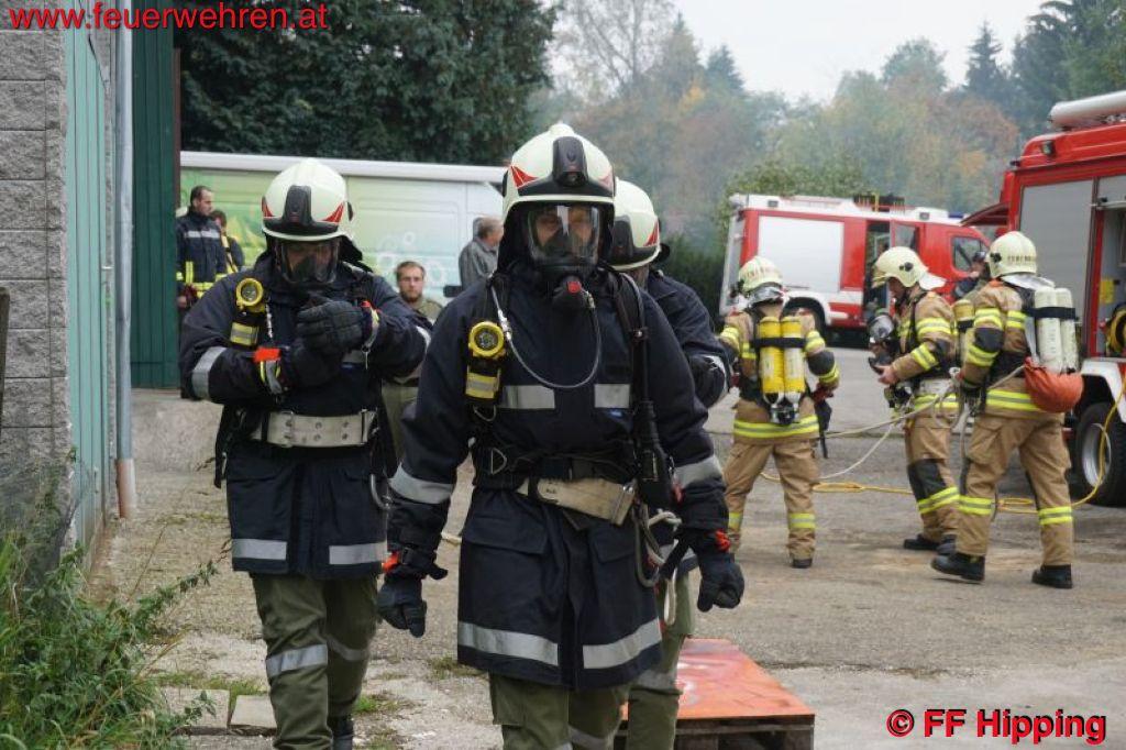 FF Hipping: Abschnitts- Atemschutzübung 2015