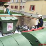 FF Ebenfurth: Müllbehälterbrand