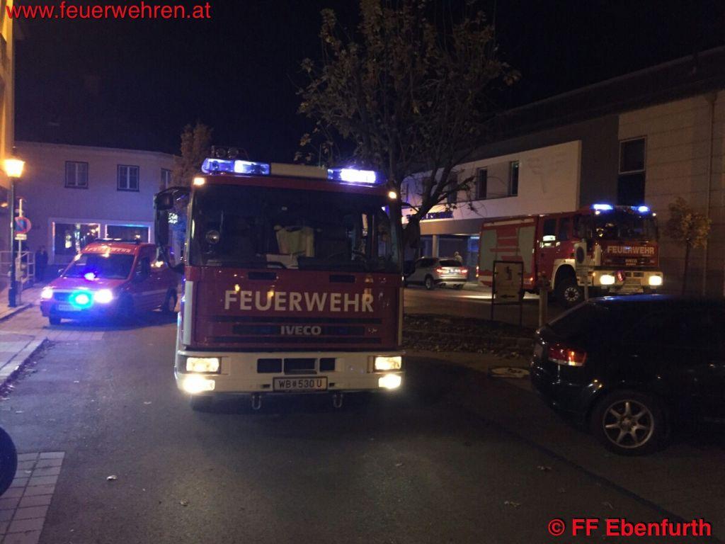 FF Ebenfurth: Verdacht auf Gasaustritt