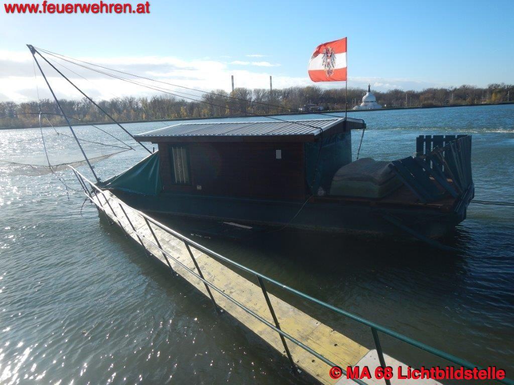 BF Wien: Donaustrom – Daubelhütte drohte abzutreiben