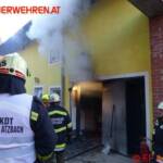 FF Atzbach: Heizraumbrand