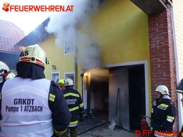 FF Atzbach: Heizraumbrand