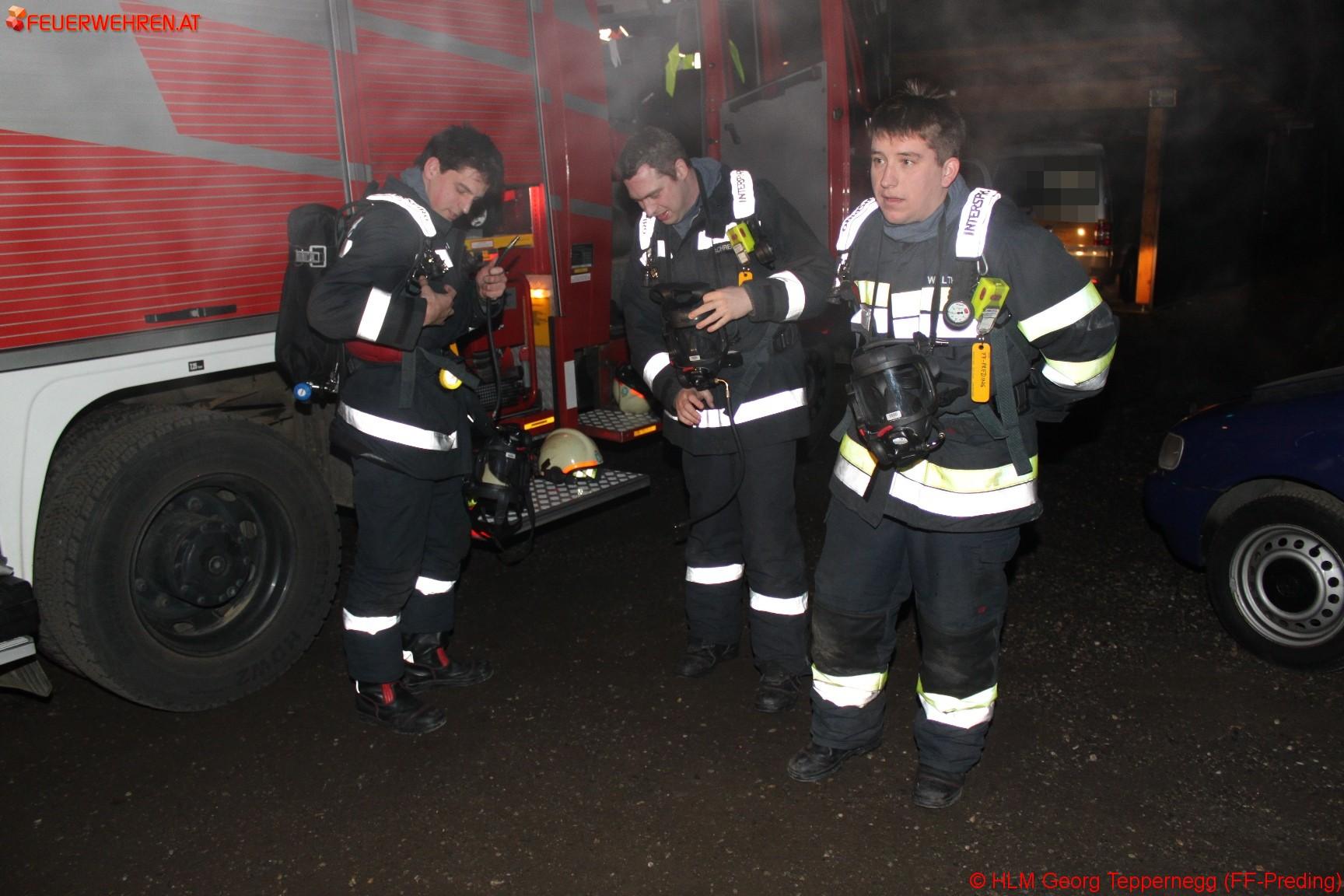 BFVDL: Kellerbrand in Preding