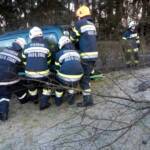 BFVDL: Verkehrsunfall mit 2 Verletzten in Marhof