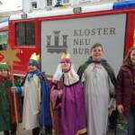 FF Klosterneuburg: Sternsinger in Aufzug eingeschlossen
